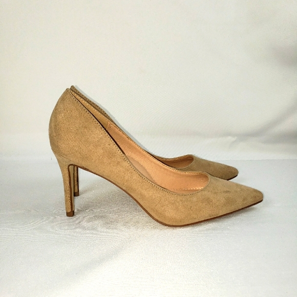 Justfab Tan pumps sz 6.5 - Picture 4 of 6